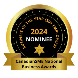 "Business of the Year" CanadianSME Award 2024 Nominee